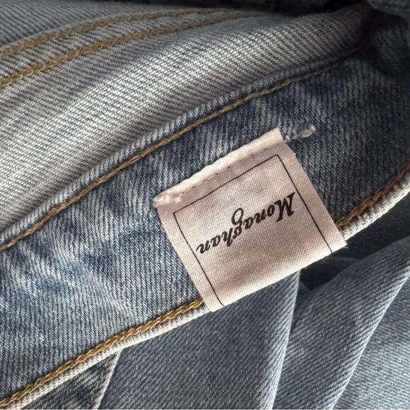 Frank & Eileen Monaghan Mom Jeans Light Blue Cropped Straight Leg Womens size 31 - Picture 5 of 8